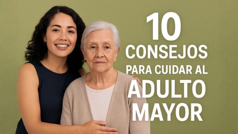 10 consejos para cuidar a una persona mayor en casa