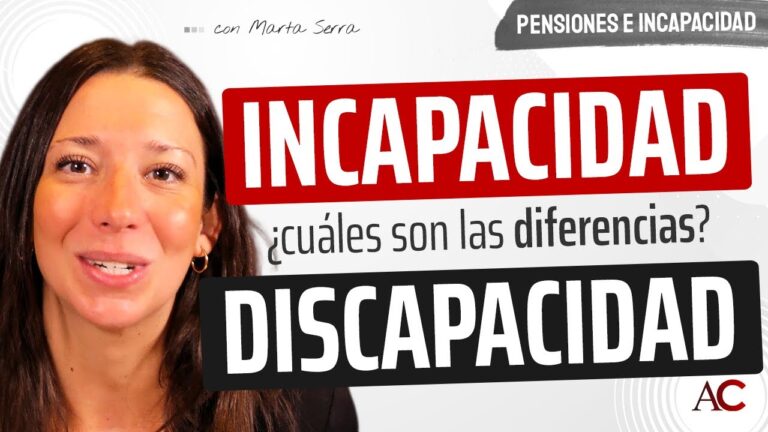 10 diferencias entre discapacidad e incapacidad
