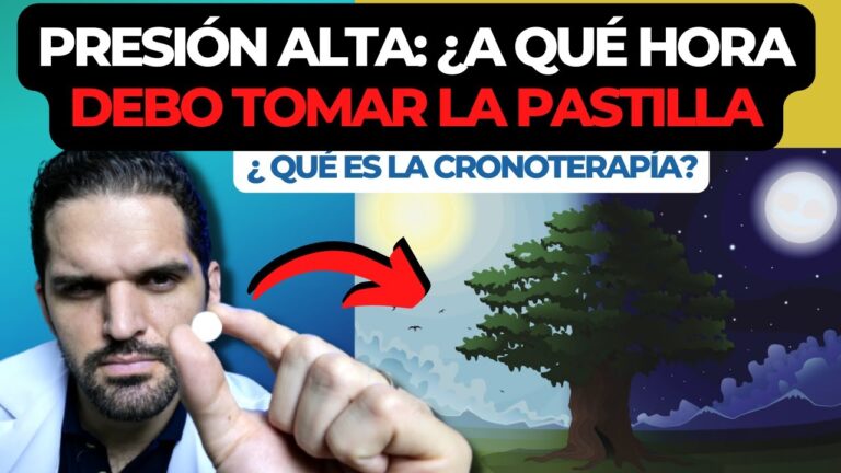 a que hora se debe tomar la tension