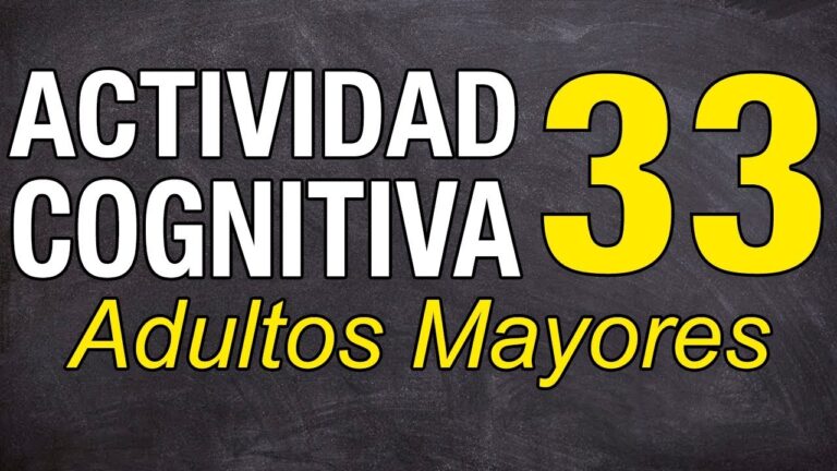 actividades de estimulacion cognitiva para adultos mayores