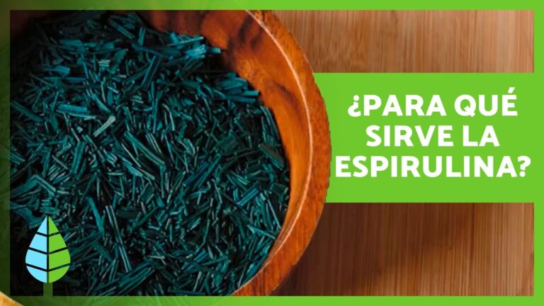 alga espirulina para que sirve