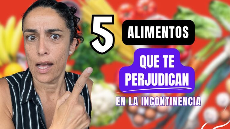 alimentos malos para la incontinencia urinaria