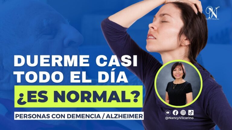 alzheimer todo el día durmiendo