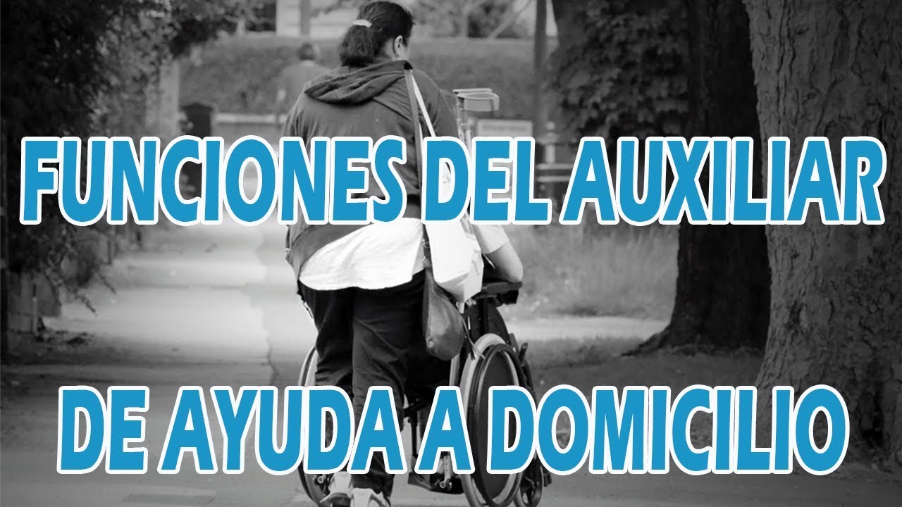 auxiliar de ayuda a domicilio