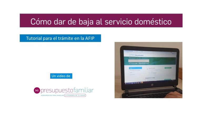 baja de empleada de hogar