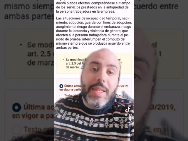 baja medica en periodo de prueba