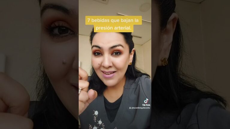 bebidas que bajan la tensión