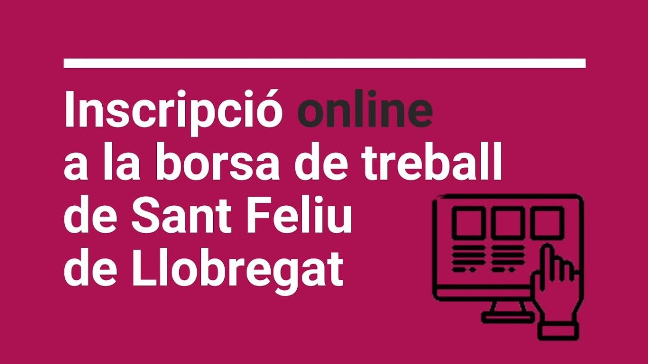 borsa de treball sant feliu de llobregat