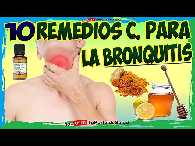 bronquitis remedios caseros para adultos