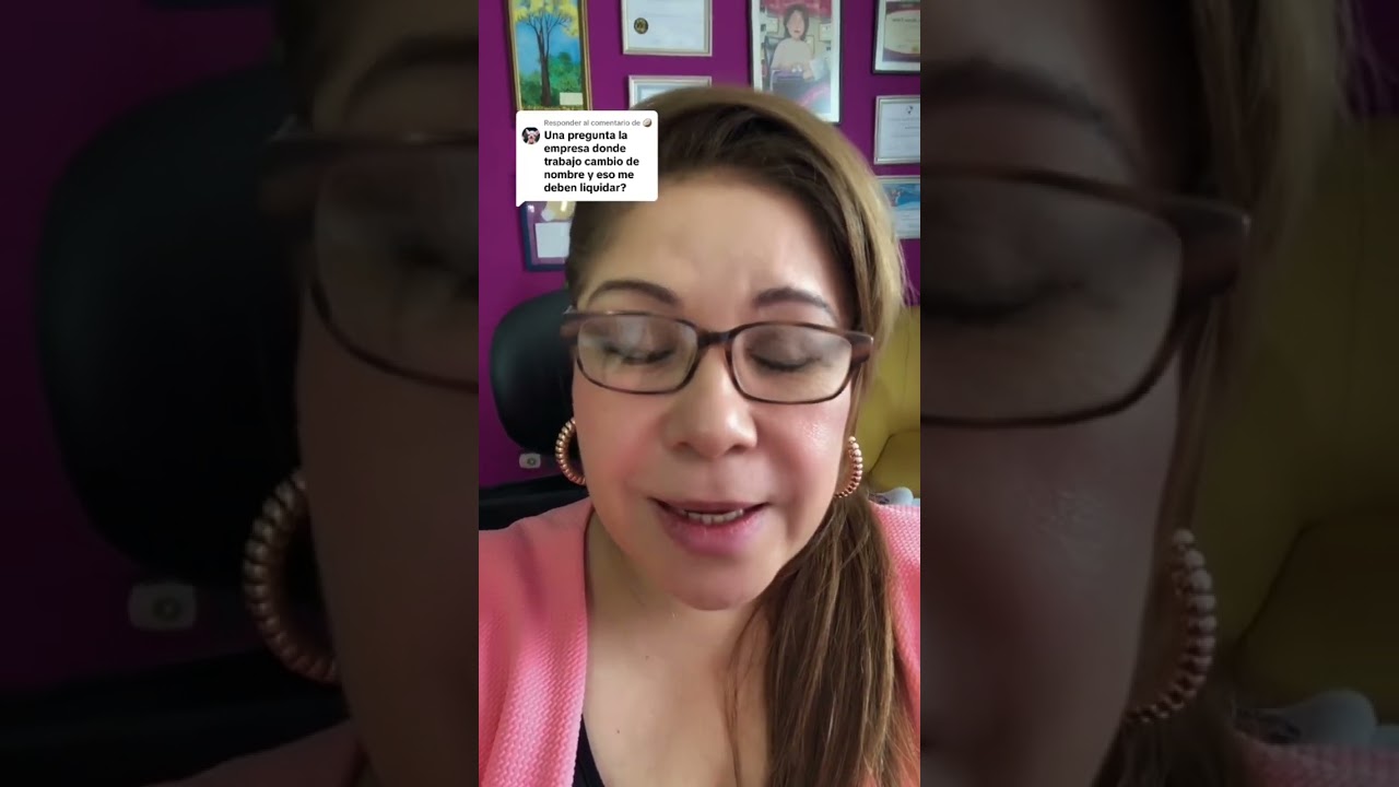 cálculo de liquidación por cambio de razón social