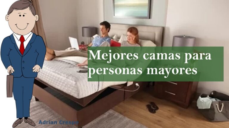camas ortopédicas para personas mayores