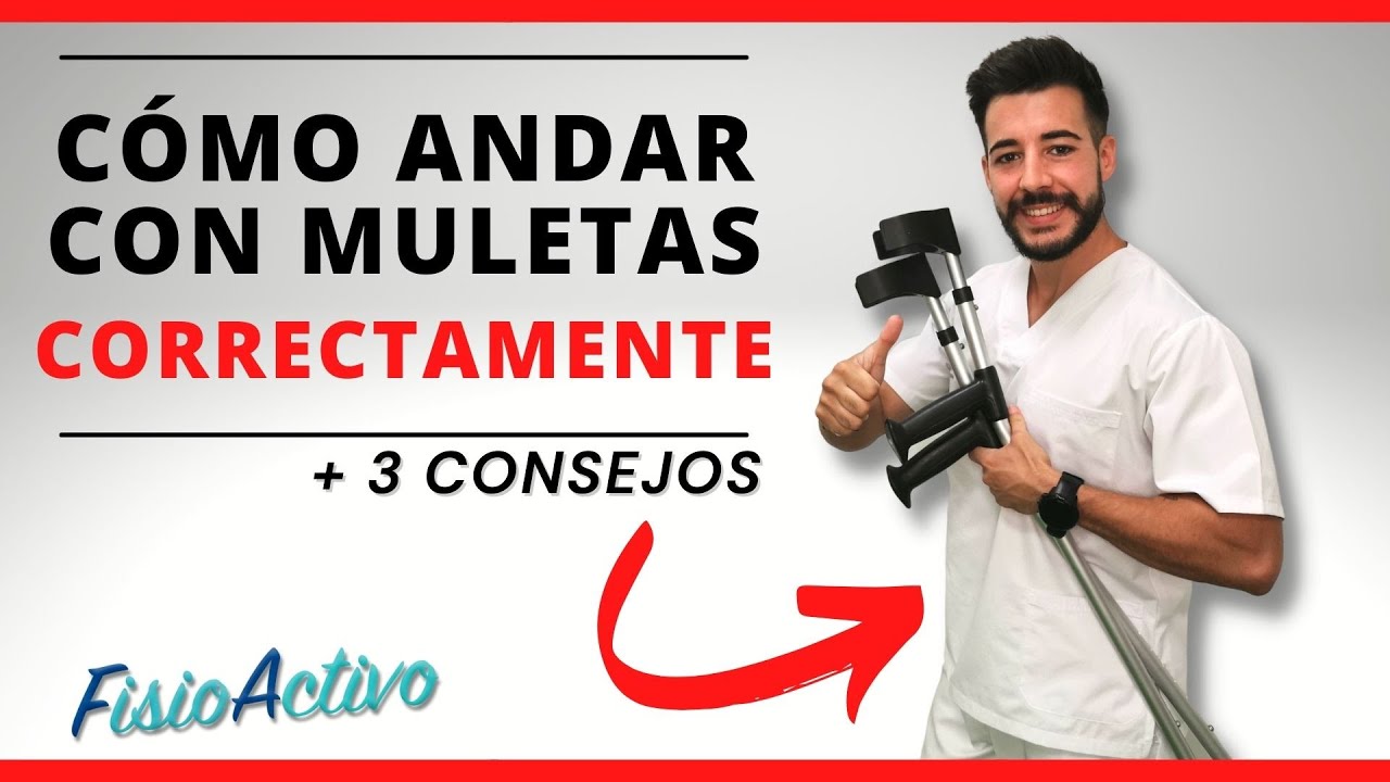 como andar con muletas después de operación de cadera