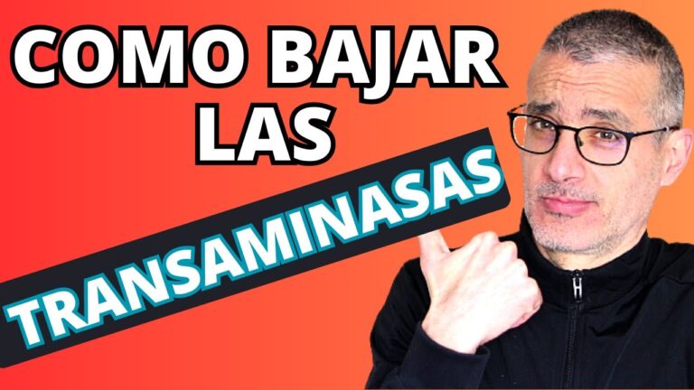 como bajar las transaminasas de forma natural