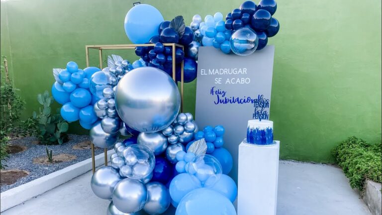 como decorar una fiesta de jubilación