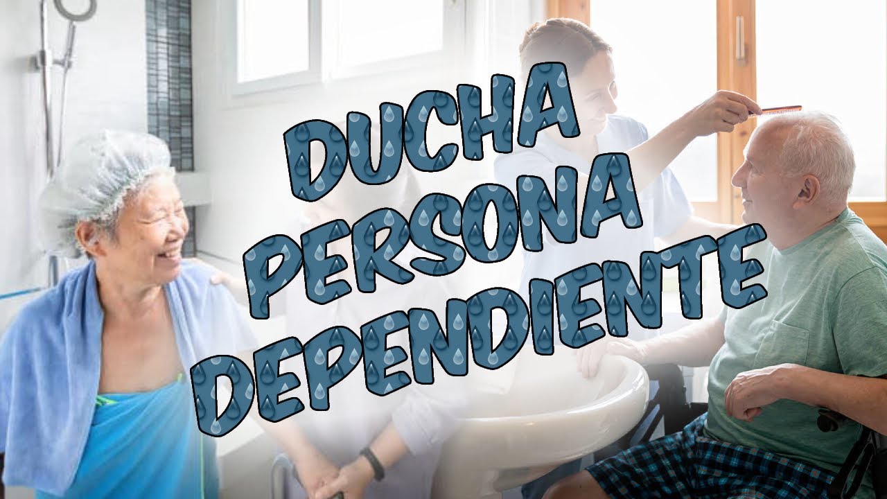 como duchar a una persona mayor