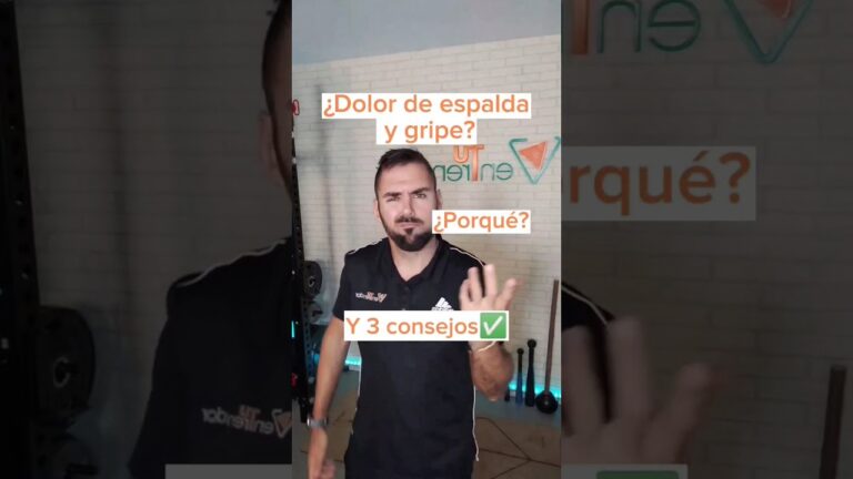 como quitar el dolor de espalda por resfriado