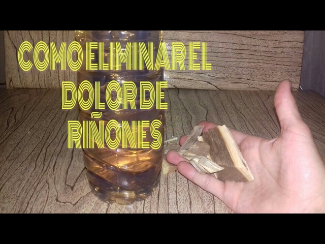 como quitar el dolor de riñon