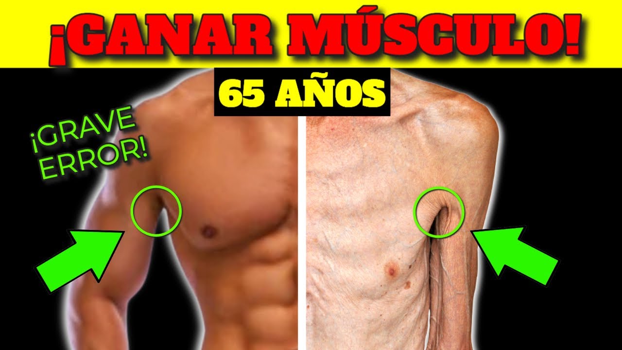 cómo recuperar masa muscular a los 70 años