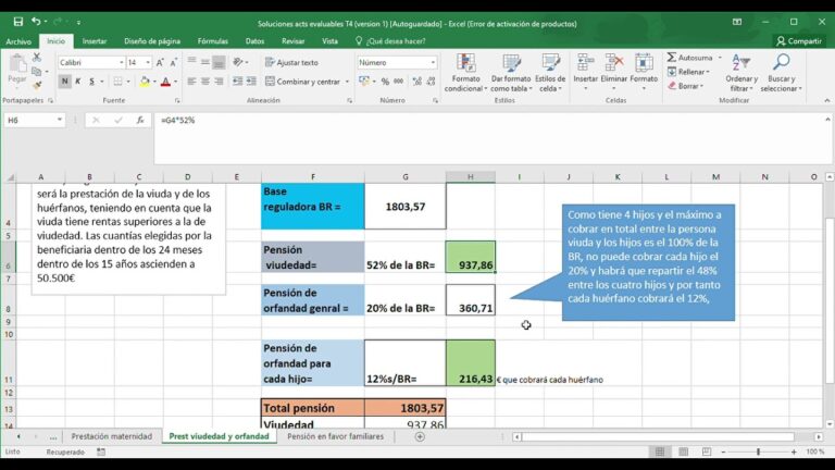 como se calcula la viudedad