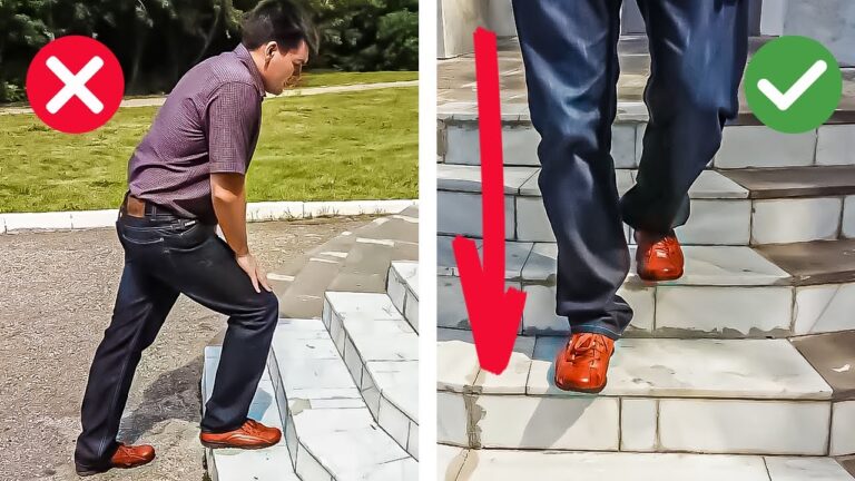 como subir escaleras sin esfuerzo