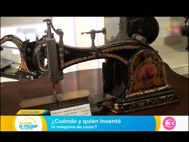 cuando se invento la maquina de coser