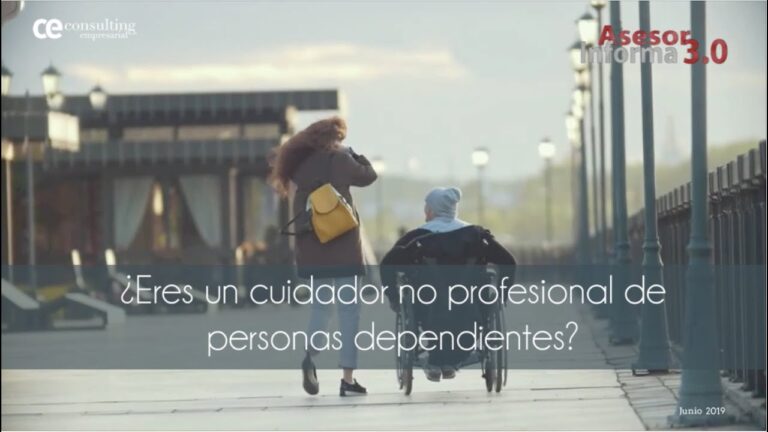 cuidadores profesionales de personas dependientes