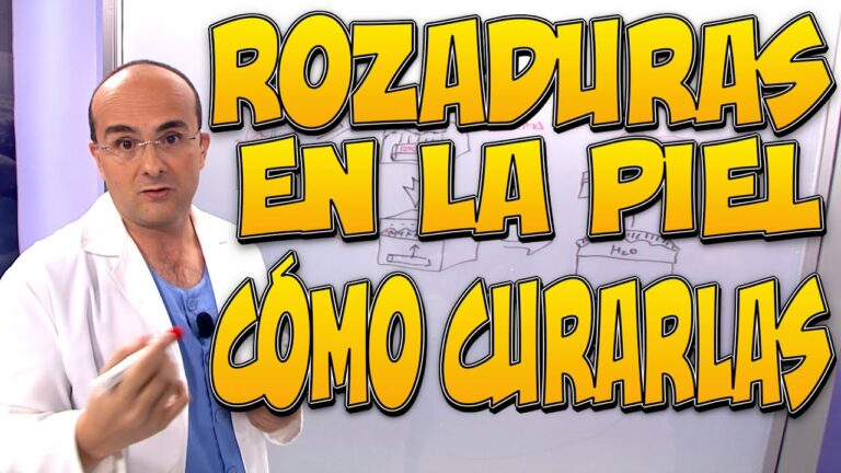 curar rozaduras en carne viva