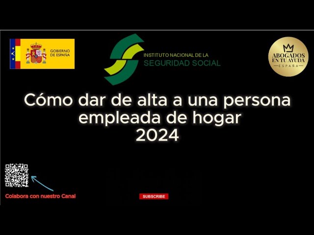 dar de alta a empleada del hogar