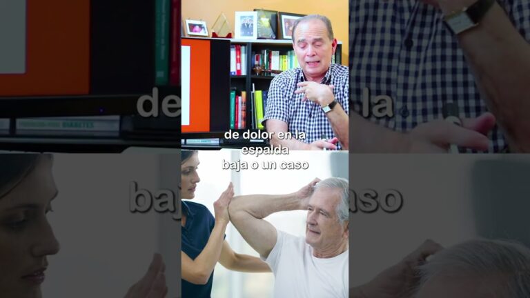 debilidad en las piernas y dolor lumbar