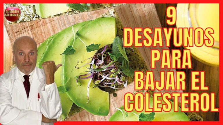 desayuno para bajar el colesterol