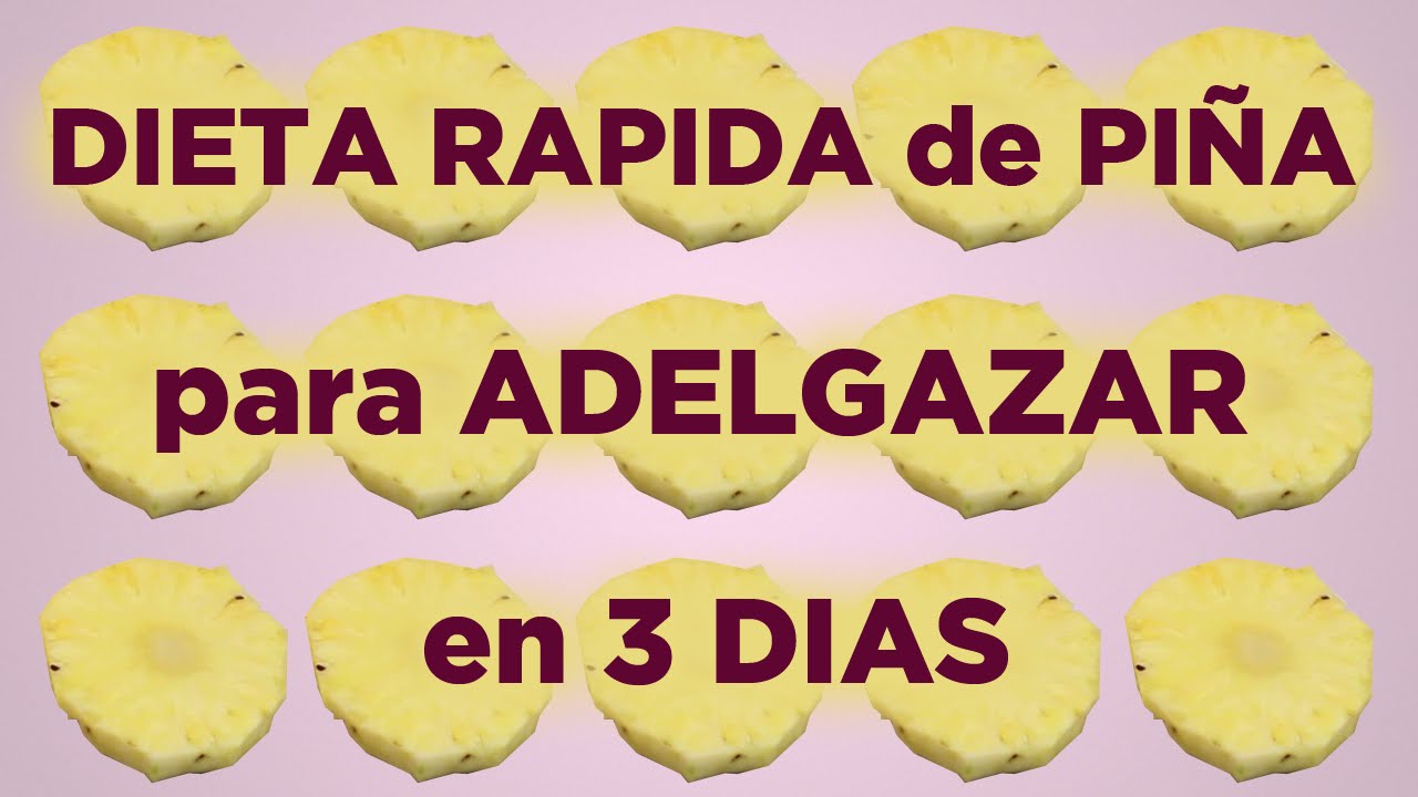 dieta de la piña para adelgazar