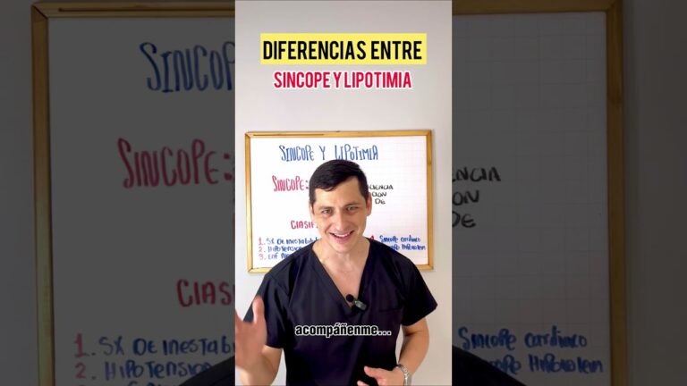 diferencia entre lipotimia y sincope