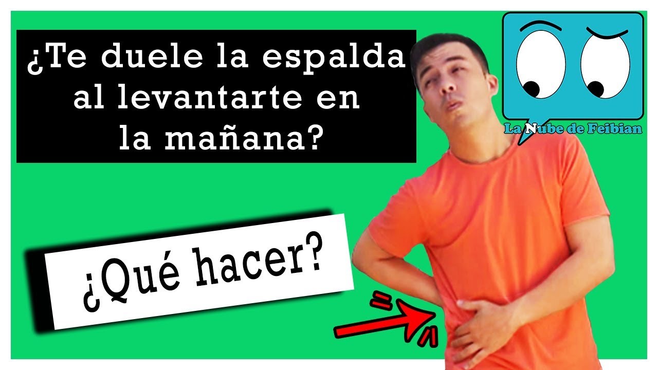 dolor de espalda al levantarse