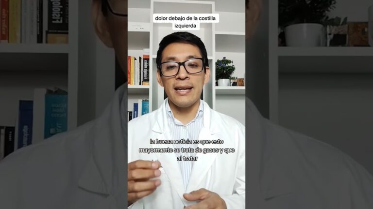 dolor debajo de costilla izquierda