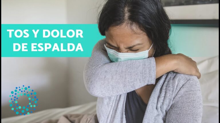 dolor en la espalda y tos