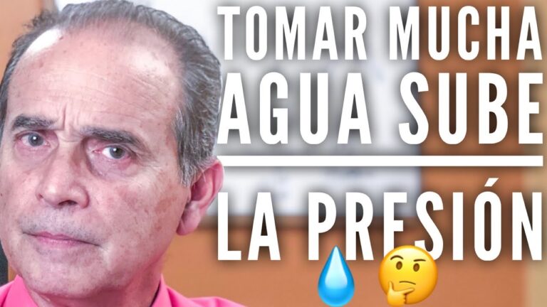 el agua sube o baja la tension