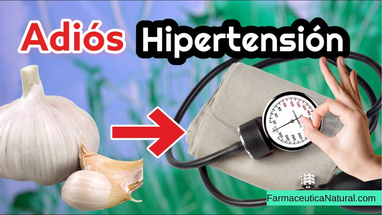 el ajo baja la tension arterial