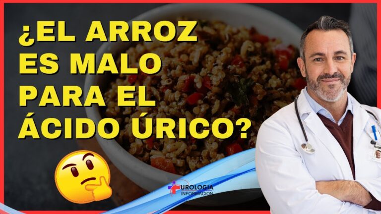 el arroz es malo para el ácido úrico