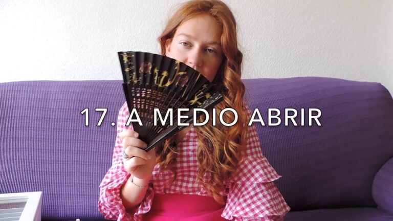 el lenguaje de los abanicos