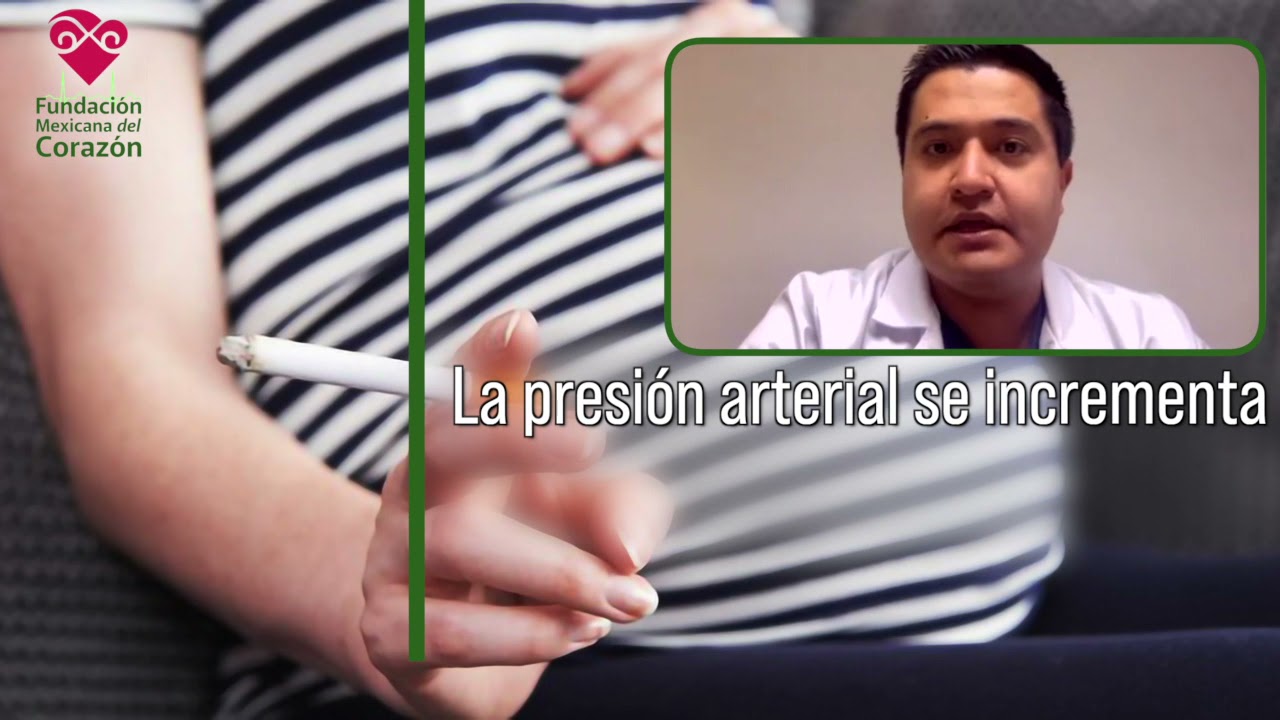 el tabaco baja la tensión