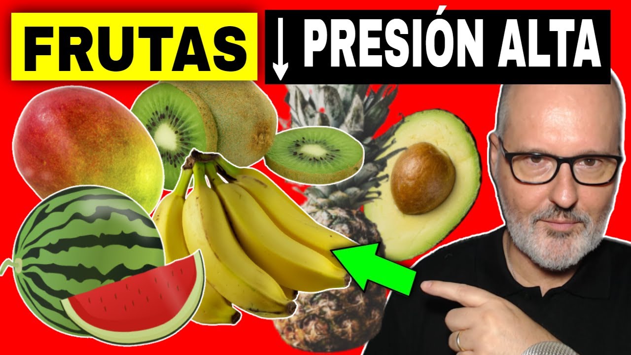 frutas que bajan la tension