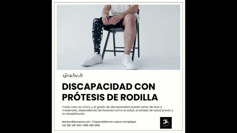 grado de discapacidad por rodilla