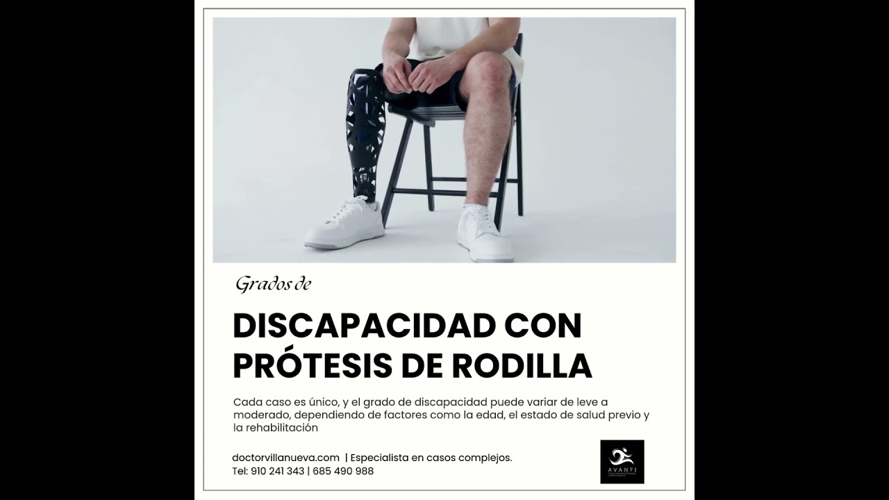 grado de discapacidad por rodilla