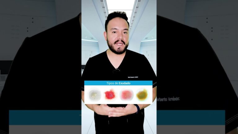 heridas que supuran líquido transparente