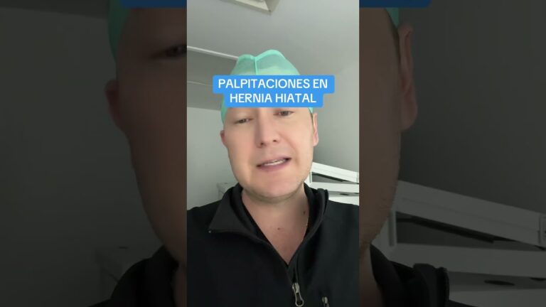 hernia de hiato síntomas respiratorios y palpitaciones