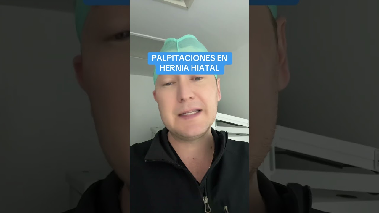 hernia de hiato síntomas respiratorios y palpitaciones
