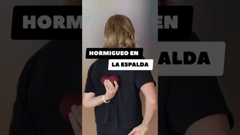 hormigueo en la espalda sin dolor