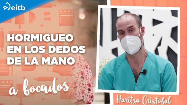 hormigueo en los dedos de las manos