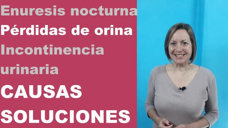 incontinencia urinaria nocturna en mujeres