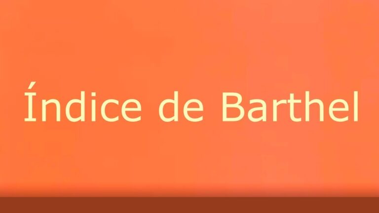 indice de barthel para que sirve
